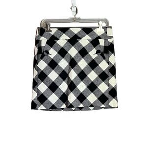 Esprit black & white wool blend‎ mini skirt